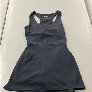 Reformation Black Racerback Mini Dress